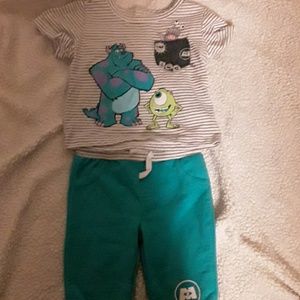 Baby Boy Monsters Inc outfit